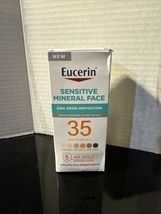 Eucerin Sensitive Mineral Face SPF 35 TINTED Sunscreen for face 1.7oz 01/26 - $10.04