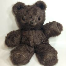 Vintage Bantam Teddy Bear Cub Plush Rare Dark Brown Stuffed Animal Toy 17in. - £59.95 GBP