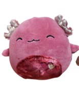 Valentine Squishmallows INDIEMAE the AXOLOTL 5&quot; Soft PLUSH Stuffie New w... - $13.10 CAD