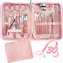 Manicure Set 30 in 1 Nail Clipper set REDFLOW nail clippers fingernail t... - $442.94 MXN