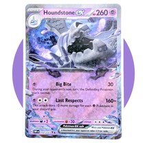 Obsidian Flames Pokemon Card: Houndstone ex 102/197 - £7.76 GBP
