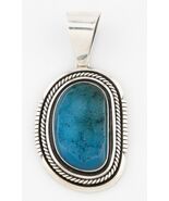 Ray Bennett Sterling Silver .925 Blue Stone Pendant Gift for Her - €425,40 EUR