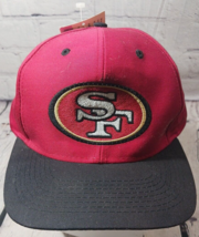 Vtg 90s Official NFL San Fransisco 49ers Hat Logo 7 One Size SnapBack RE... - $17.81