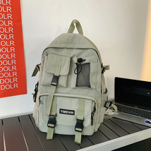 Multifunctional Teenager Laptop Backpack Women Cool Canvas School Bag High Quali - £38.73 GBP