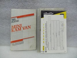 Mini Ram Van Caravan 1985 Owners Manual 16583 - £10.27 GBP