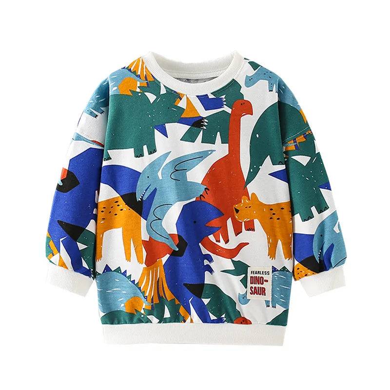 Jumping Meters New Arrival  Children&#39;s Sweatshirts Cotton Autumn Spring Kids Clo - £77.17 GBP