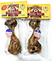 Smokehouse Porky Bone Natural Chew For Dogs Quality Bb 6-15-25 - £17.62 GBP