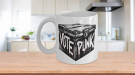 Vote Punk Ballot Box punk movement Coffee Mug - $19.95