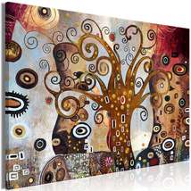 Tiptophomedecor Abstract Canvas Wall Art - Joy Of Life Wide - Stretched &amp; Framed - £80.36 GBP+