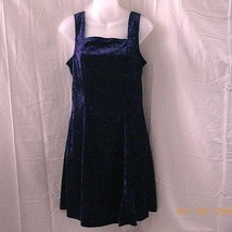 New short large purple All That Jazz velvet sleeveless dress - $40.00