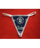 New Womens SAN DIEGO PADRES MLB Baseball Gstring Thong Lingerie Panty Un... - £15.04 GBP