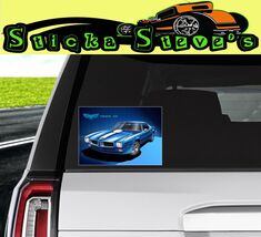 Trans Am Firebird Pontiac blue 1970 - 1973 Cool Vinyl Sticker Decal 8 Pack - $36.58