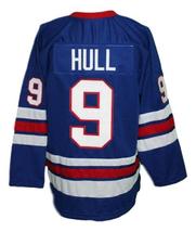 Any Name Number Winnipeg Jets Wha Hockey Jersey Blue Hull Any Size image 2