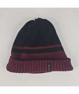 Ben Sherman Maroon Black Men&#39;s Winter Warm Beanie Cap OSFA Hat - $15.95 CAD