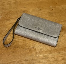 Kate Spade New York Lola Glitter Shimmy Medium iPhone Wristlet Lunar Gli... - $49.49