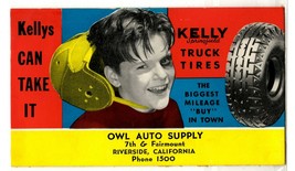 ORIGINAL Vintage Kelly Springfield Truck Tires Football Advertisement 3.... - $29.69