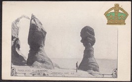 Hopewell Cape, N.B. Canada Souvenir Und/B Postcard - Man&#39;s Head at the R... - £9.63 GBP