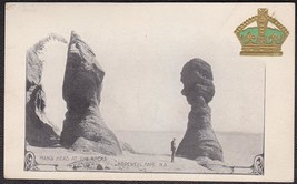 Hopewell Cape, N.B. Canada Souvenir Und/B Postcard - Man&#39;s Head at the R... - £9.56 GBP