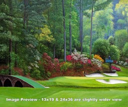 Augusta National Golf Club Masters Tournament Hole 12 Golden Bell golf Art 2570 - £19.63 GBP+
