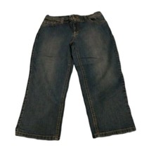 Chico&#39;s Woman Cropped Blue Jeans Size 0(S) Stretch 5 Pockets Capris - $14.96