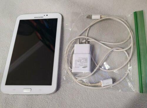 Samsung 16gb Galaxy Tab 3 SM-T217S Wi-Fi 4G Tablet White 7" Screen  - $67.89