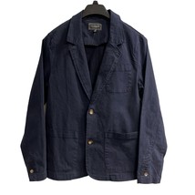 Liverpool Los Angeles Boyfriend Blazer Women S Blue Ink Jacket Denim Travel - $39.40