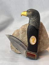 American Eagle Knife Franklin Mint Collector Folding Single Blade Bird O... - $29.65