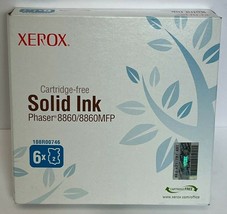 6x Xerox Cyan 108R00746 Solid Ink Cartridge-Free Phaser 8860/8860MFP Genuine - £23.63 GBP