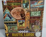 Rustic Lodge The Big Bear Den 1000 Piece Puzzle NEW Ceaco 43375 Signs Fi... - $12.99