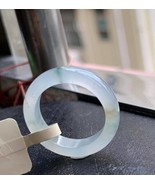 US 8 Highly-translucent Natural Jadeite Jade Ring Certified Myanmar  Jad... - $217.00