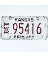  United States Kansas Permanent Power Unit License Plate PWR 95416 - €12,02 EUR