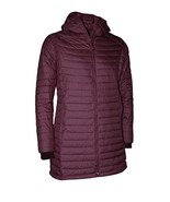 Columbia White Out Mid Omni Heat Long Hooded Light Jacket Epic Plum Puff... - $2,716.29 MXN