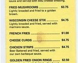 Scorekeepers Clubhouse Lounge &amp; Restaurant Menu Wisconsin - $13.86