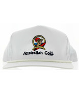 Australian Gold Cap. White with AG Logo embroidered  on the front crown - £3.89 GBP