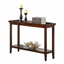 Convenience Concepts Ledgewood Console Table in Espresso Wood Finish - £185.28 GBP