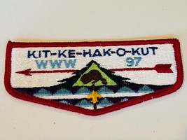 Boy Scouts Cub Girl Patch Vtg Council Badge Memorabilia Kitkehakokut WWW 97 Bear - £13.11 GBP