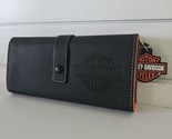 Harley Davidson Tri-Fold Wallet Travel Tech Keychain Cord Organizer - £23.02 GBP