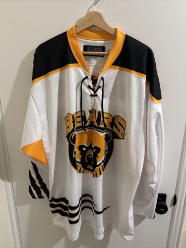 MENS Large California ? Golden Bears WINWAVE #19 Lace-Up Hockey Jersey - $32.79