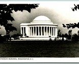 RPPC Jefferson Commemorativo Washington Dc Unp Cartolina I14 - $5.08
