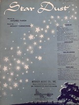 Star Dust Sheet Music Mitchell Parish Carmichael Mills Music NY USA 1929 - $4.49