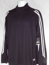 Everlast Jacket Mens Medium 1/4 Zip Shirt Black NEW Gym Training Boxing Pullover - £15.01 GBP