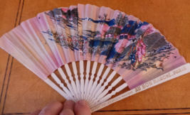 Au Bon Marche Paris vintage Advertising Fan Made in Japan VG+ - $35.00