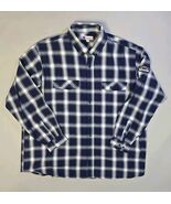 Vandisi Men&#39;s 3XL Flame Resistant Shirt Blue Plaid Flannel CAT2-2112 Wor... - $34.33