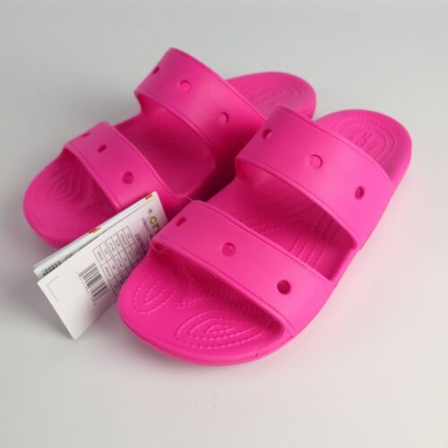 Primary image for Crocs Classic Sandal Slip On Comfort Shoes Electric Pink Womens Size 10 Mens 8