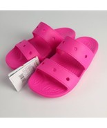 Crocs Classic Sandal Slip On Comfort Shoes Electric Pink Womens Size 10 ... - £28.01 GBP