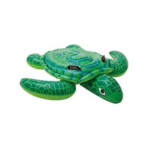 Intex Lil&#39; Sea Turtle Ride On 1.50m x 1.27m Swimming Pool Beach Toy #57524NP  - $38.00