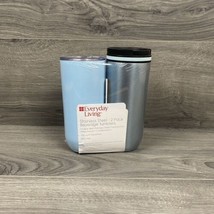 Everyday Living Stainless Steel Beverage Tumblers 2 Pack Light Blue Gray... - $25.98