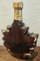 Canadian L.B. Maple Treat Clear Leaf Syrup Bottle  - £11.57 GBP