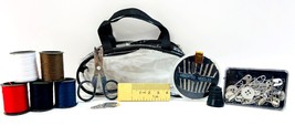 Allary D0352 Sewing Kit in Zipper Pouch, Black - £6.99 GBP