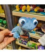 Authentic HK Disney Frozen Bruni Magnetic Shoulder Plush Lizard Doll New... - $21.98